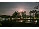 Community waterfront homes at night reflecting the full moon at 1829 Wood Stork Dr., Conway, SC 29526