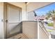 Private balcony with access to exterior stairs and ocean views at 203 Heron Marsh Dr. # 78, Pawleys Island, SC 29585