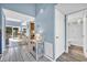 Light and airy entryway with access to a full bathroom at 203 Heron Marsh Dr. # 78, Pawleys Island, SC 29585