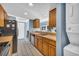 Kitchen with stainless steel appliances and light wood cabinets at 203 Heron Marsh Dr. # 78, Pawleys Island, SC 29585