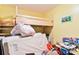 bedroom with a bunk bed and toys at 3657 Highway 472, Conway, SC 29526