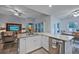 Open kitchen with granite countertops, stainless steel appliances, and a breakfast bar at 440 Craigflower Ct., Longs, SC 29568