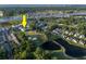Overhead view of property, golf course, and river at 4459 Turtle Ln. # 3D, Little River, SC 29566