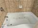 Close up view of a clean bathtub with jets at 5300 N Ocean Blvd. # 1005, Myrtle Beach, SC 29577