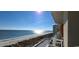 Oceanfront view from condo balcony at 5300 N Ocean Blvd. # 1005, Myrtle Beach, SC 29577