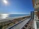 Oceanfront view from condo balcony at 5300 N Ocean Blvd. # 1005, Myrtle Beach, SC 29577