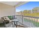 Relaxing balcony with seating and scenic pond views at 5825 Catalina Dr. # 332, North Myrtle Beach, SC 29582