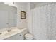 Clean bathroom with shower/tub combo and updated vanity at 5825 Catalina Dr. # 332, North Myrtle Beach, SC 29582