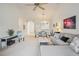 Bright and airy living room with comfortable seating and a dining area at 5825 Catalina Dr. # 332, North Myrtle Beach, SC 29582