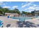 Relaxing lazy river pool area with lounge chairs at 5905 S Kings Hwy. # 312-C, Myrtle Beach, SC 29575