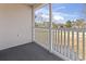 Screened porch with carpet overlooking the golf course at 627 Waterway Village Dr. # 8-I, Myrtle Beach, SC 29579