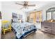 A quaint bedroom with comfy bed, bright colors, and soft natural light at 6702 Jefferson Pl. # B6, Myrtle Beach, SC 29572