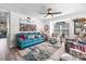 An inviting living area features a comfortable seating arrangement and lots of natural light at 6702 Jefferson Pl. # B6, Myrtle Beach, SC 29572
