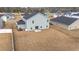 Aerial view of the backyard and patio with outdoor dining at 1052 Kinness Dr., Conway, SC 29527