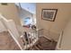 Bright staircase leading to a living area with a ceiling fan and comfortable seating at 1061 Pinwheel Loop # 1061, Myrtle Beach, SC 29577