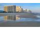 Expansive beach view with modern high-rise condos along the coastline at 109 Westhill Circle # 3-C, Myrtle Beach, SC 29572