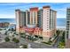 Beautiful beachfront building featuring multiple floors, covered parking, and an ocean view at 1321 S Ocean Blvd. # 1101, North Myrtle Beach, SC 29582