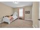 Small bedroom with twin bed and window at 142 Bancroft Dr., Conway, SC 29527