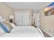 Bedroom with a queen-size bed and access to a hallway at 142 Bancroft Dr., Conway, SC 29527