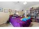 Spacious bedroom with unique decor, a ceiling fan, and carpeted floors at 1425 Tiger Grand Dr., Conway, SC 29526