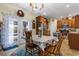 Bright dining area adjacent to the kitchen with access to the patio and pool at 1425 Tiger Grand Dr., Conway, SC 29526