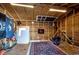 Interior of a storage shed with a rug and various items at 1500 Docksider Ct., Surfside Beach, SC 29575