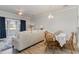 Bright dining area open to the living room and sliding door to a patio at 1525 Lanterns Rest Rd. # 102, Myrtle Beach, SC 29579