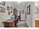 Hallway showcasing versatile layout with home office space and seamless transitions at 1817 South Island Rd., Georgetown, SC 29440