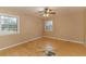 Bedroom with damaged flooring and ceiling imperfections at 1901 Harris Short Cut Rd., Conway, SC 29526