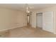 Bedroom with damaged flooring and a closet at 1901 Harris Short Cut Rd., Conway, SC 29526