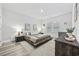 Bright bedroom featuring a platform bed and plenty of natural light at 2475 Blue Crane Circle # 104, Myrtle Beach, SC 29577