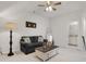 Cozy living room with neutral walls, soft carpet, and comfortable seating, perfect for relaxation at 2539 Blue Crane Circle # 101, Myrtle Beach, SC 29577