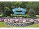 The Myrtle Beach welcome sign with colorful flower beds and manicured landscaping at 2700 N Ocean Blvd. # 253, Myrtle Beach, SC 29577