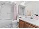Full bathroom includes tub and shower combination and vanity with sink at 4396 Baldwin Ave. # 94, Little River, SC 29566
