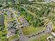 Drone shot of a large lot surrounded by trees in a residential area, highlighting the community's attractive location at 600 Barona Dr., Myrtle Beach, SC 29579