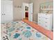 Guest bedroom with beach themed decor, and spacious closet at 644 Serendipity Circle, Murrells Inlet, SC 29576