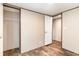 Cozy bedroom with wood floors and a closet for storage at 6461 Norton Rd., Green Sea, SC 29545