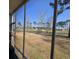 View from screened porch showcasing the golf course and waterway at 703 Riverwalk Dr. # 103, Myrtle Beach, SC 29579