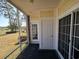 Screened porch with access to storage and outside at 703 Riverwalk Dr. # 103, Myrtle Beach, SC 29579