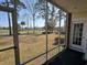 Screened porch overlooking a tranquil golf course at 703 Riverwalk Dr. # 103, Myrtle Beach, SC 29579