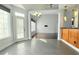 Bright dining area features modern chandelier, and lots of natural light at 8304 Parasol Ct., Myrtle Beach, SC 29579