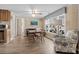 Open dining area with natural light and charming furnishings at 913 S Dogwood Dr. S, Surfside Beach, SC 29575