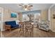 Inviting dining area with cozy seating and natural light at 913 S Dogwood Dr. S, Surfside Beach, SC 29575