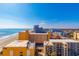 Stunning aerial view showcasing the coastal condo's proximity to the beach and urban amenities at 1207 S Ocean Blvd. # 51305, Myrtle Beach, SC 29577