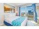 Comfortable bedroom with bed and balcony access, perfect for relaxation at 1207 S Ocean Blvd. # 51305, Myrtle Beach, SC 29577