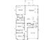 Detailed floor plan showcasing the layout of the home, including bedrooms, bathrooms, and kitchen at 148 Joyce Dr, Longs, SC 29568