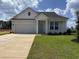 Charming single-story home featuring a tidy front yard and a light blue front door at 148 Joyce Dr, Longs, SC 29568