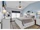 Serene main bedroom with a bed, ceiling fan, and a soothing color palette at 230 Nuthatch Ln. # C, Murrells Inlet, SC 29576