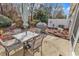 Outdoor patio area with a dining table, seating, and a barbecue grill at 230 Nuthatch Ln. # C, Murrells Inlet, SC 29576