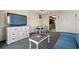 A view of the living room and dining table that is open to the kitchen at 2301 S Ocean Blvd. # 825, Myrtle Beach, SC 29577